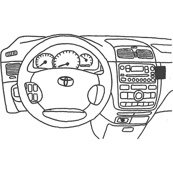 Handsfree sada do auta Konzole pro držák mobilního telefonu do Toyota SportsVan