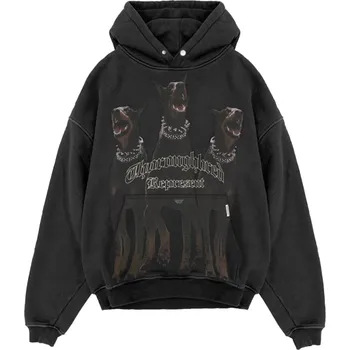 Pánské tenisky Represent Thoroughbred Oversized Hoodie Vintage Black L