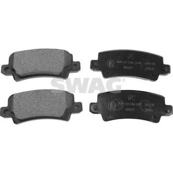 Brzdová destička Sada brzdových destiček, kotoučová brzda SWAG 81 91 6577