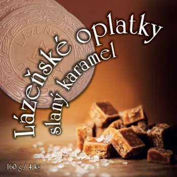 Lázeňské oplatky slaný Karamel 160 g (1 ks)