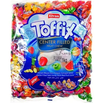 Cukrovinka TOFFIX měkké bonbóny plněné 1 kg (1 ks)