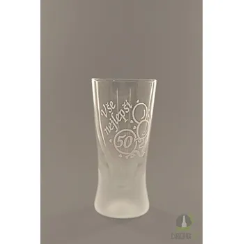 Pískovaný panák - 50 let (balónky)