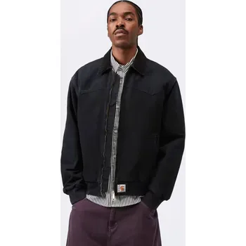 Pánská bunda Carhartt WIP OG Santa Fe Jacket Black/Black grind wash L