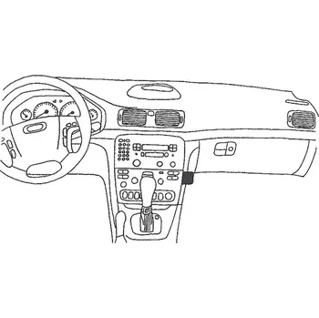 Handsfree sada do auta Konzole pro držák mobilního telefonu do Volvo S80