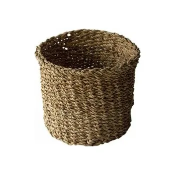 košík kulatý velký pr.25x20cm mořská tráva