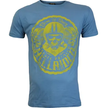 Pánské triko Yakuza Premium 3818 grey blue velikost: L