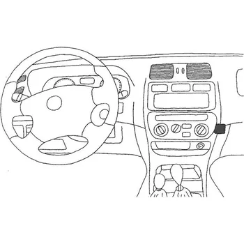 Handsfree sada do auta Konzole pro držák mobilního telefonu do Nissan Terano