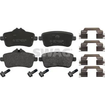Brzdová destička Sada brzdových destiček, kotoučová brzda SWAG 10 91 6990