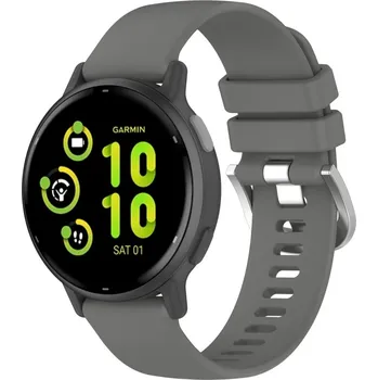 Ostatní příslušenství k chytrým hodinkám VSECHNONAMOBIL 66988 SILICONE Řemínek pro Garmin Vivoactive 5 / Vivoactive 6 šedý