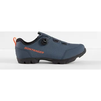 Pánské cyklistické tretry Bontrager Evoke MTB boty battleship blue-radioactive orange, 43