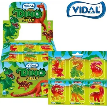 Bonbon Vidal Dino Jelly 11 g (66 ks)