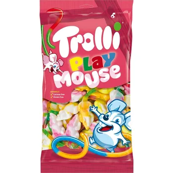 Cukrovinka TROLLI Myši sáček 1 kg (62 ks) (1 ks)