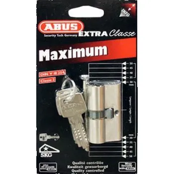 Cylindrická vložka zámku Abus D6, 65 mm, poniklovaná