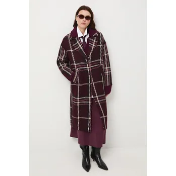 Dámský kabát Kabát Medicine RW25-KPD603 burgundské 93X, vel. XL