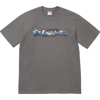 Pánská móda Supreme Tag Tee Charcoal Velikost: L