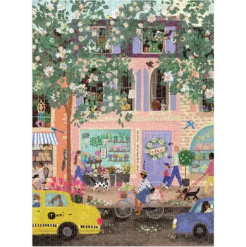 Puzzle Galison Puzzle Jarní ulice 1000 dílků