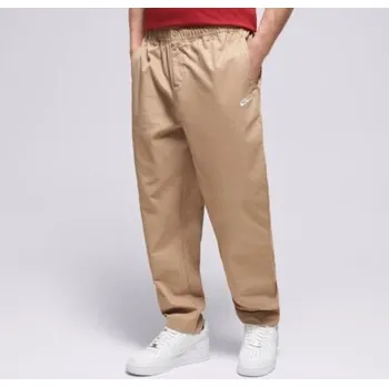 Pánské kalhoty Nike Kalhoty M Nk Club Wvn Taper Pant Béžová L