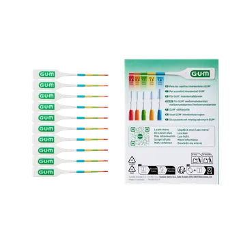 Zubní kartáček GUM Sonda na měření velikostí mezizubních prostor, 10 ks