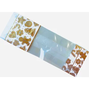 Sáček na potraviny CELOFÁNOVÝ SÁČEK PERNÍČKOVÝ, 28 × 9 × 6 CM