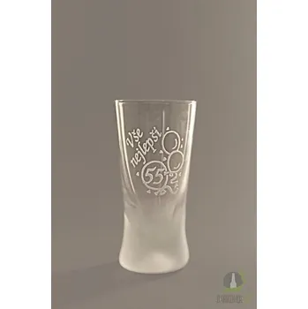 Pískovaný panák - 55 let (balónky)