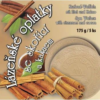 Ing. Žaneta Matulová Lázeňské oplatky s lískovými oříšky 175 g