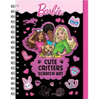 Panenka Barbie: Cute Critters Scratch Art – Mattel (EN)