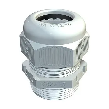 kabelová chránička Kabelová vývodka OBO V-TEC VM20 LGR plně metrická M20 světle šedá Polyamid PA