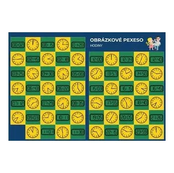 Pexeso Pexeso: Matematika - Hodiny - Staněk Martin, PhDr. Mgr.