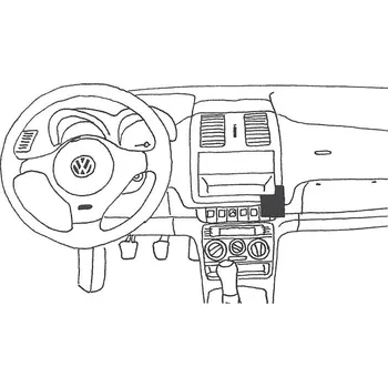 Handsfree sada do auta Konzole pro držák mobilního telefonu do VW Lupo
