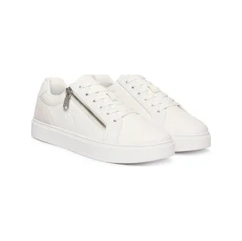 Dámské tenisky Sneakersy Calvin Klein Classic Cup Laceup Zip Lth YM0YM01437 Bílá 40
