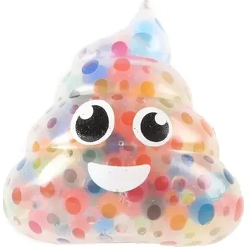 Žertovný předmět Sliz mačkací senzorické hovínko s kuličkami