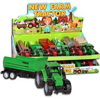 Bonbon Traktor s vlečkou a cukrovinkou 5 g (12 ks)