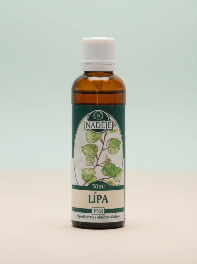 Naděje-Podhorná Lípa tinktura z pupenů 50 ml na relaxaci, odolnost a dýchací komfort