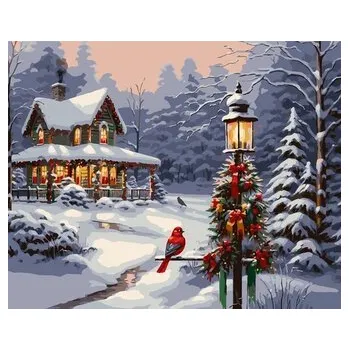 Dětské zboží Malowanie po numerach 40x50 Zima