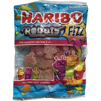 Bonbon Haribo Robots Fizz 150 g