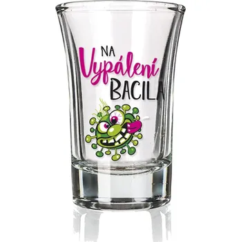 Sklenice Nekupto Vtipný panák - Na vypálení bacila