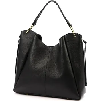 Kožená kabelka Luka černá KZ2260366