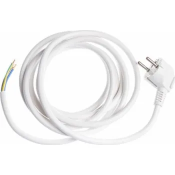elektrický kabel Kabel se zástrčkou OKKO, 5 m, bílý