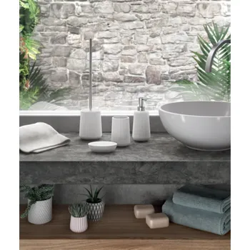 WC štětka Toaletní kartáč GEDY MARIKA MK3302, bílý