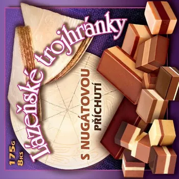 Cukrovinka Ing. Žaneta Matulová Lázeňské trojhránky s mandlemi a příchutí čokolády 160 g