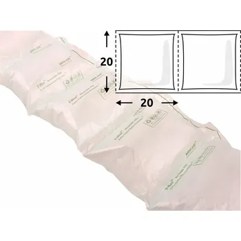 Obalový materiál Folie HDPE na vzduchové polštářky PA2, 200*200 mm, 1280 m