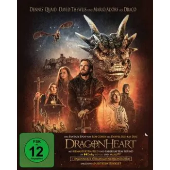 Blu-ray film Dragonheart, 2 Blu-ray (Special Edition, Doppel-Blu-ray mit Dolby Atmos + Auro-3D) – Rob Cohen,Dennis Quaid,David Thewlis,Dina Meyer (DE)