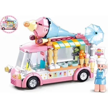 Stavebnice Konstruktér Sluban Zmrzlinový vůz M38-B0993A, plast