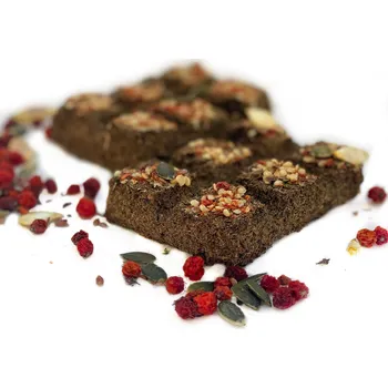 Krmivo pro hlodavce Bio Miro "Čokoláda" ze sena - pamlsek pro králíky, morčata a jiné hlodavce 50 g