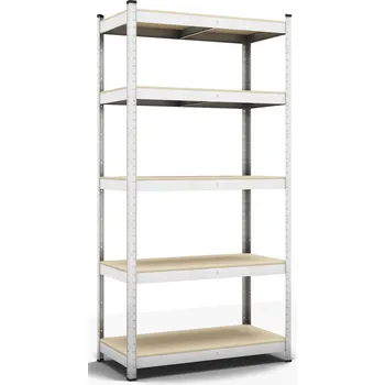 Dílenský regál Kovový regál ECONOMY 180x90x30 5 polic - pozinkovaný