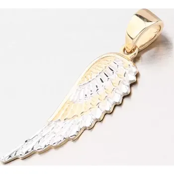 Přívěsek Dámský přívěsek zlato mix 585 andělské křídlo 142P-131274