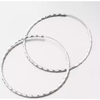 Náušnice Dámské náušnice stříbro 925 kruhy ze stříbra UCST-12350/50N