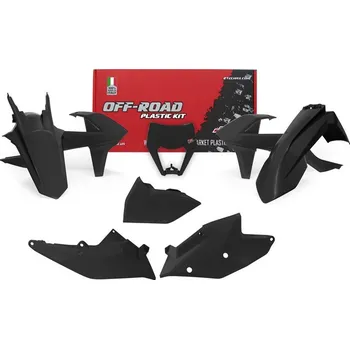 RTECH sada plastů KTM černá 6 dílů