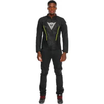 Moto oblečení DAINESE HEROSPHERE AIR TEX JACKET # BLACK/WHITE/YELLOW-FLUO - 58