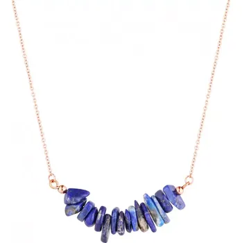 Oblečení a móda Náhrdelník s kamenem lapis lazuli 42037.3 ocel
